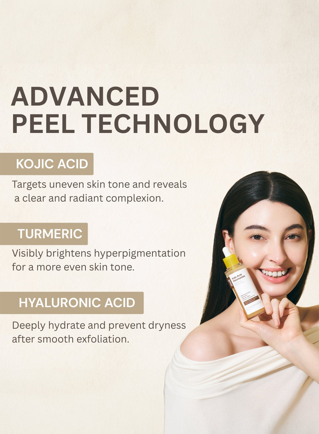 Kojic Acid Niacinamide Brightening Rice Peel Shot (80ml)