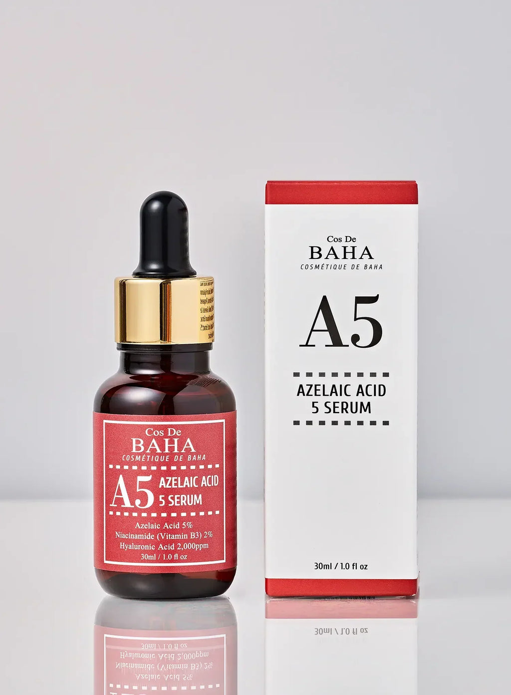 Azelaic Acid 5%, Niacinamide 2% B5 Hyaluronic Acid Serum 30ml (A5)