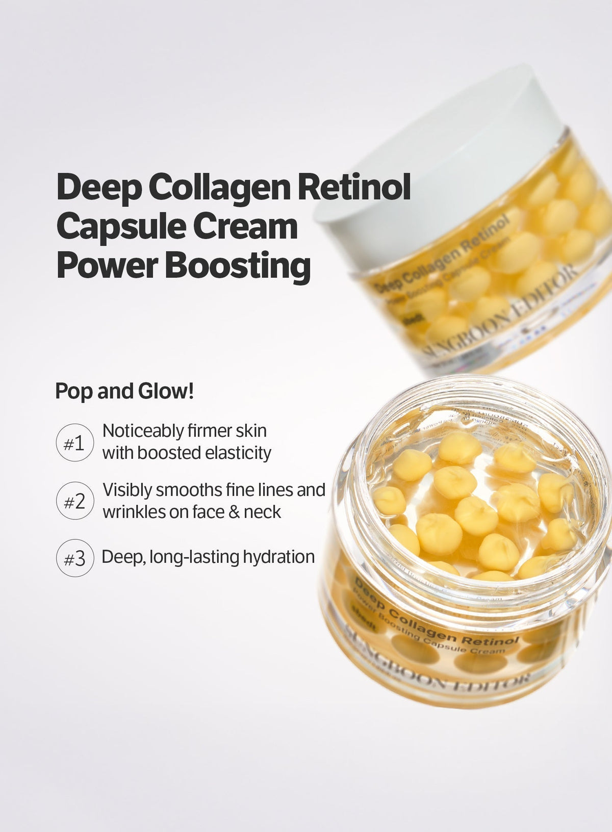 Deep Collagen Retinol Power Boosting Capsule Cream Duo Set (55g*2ea)