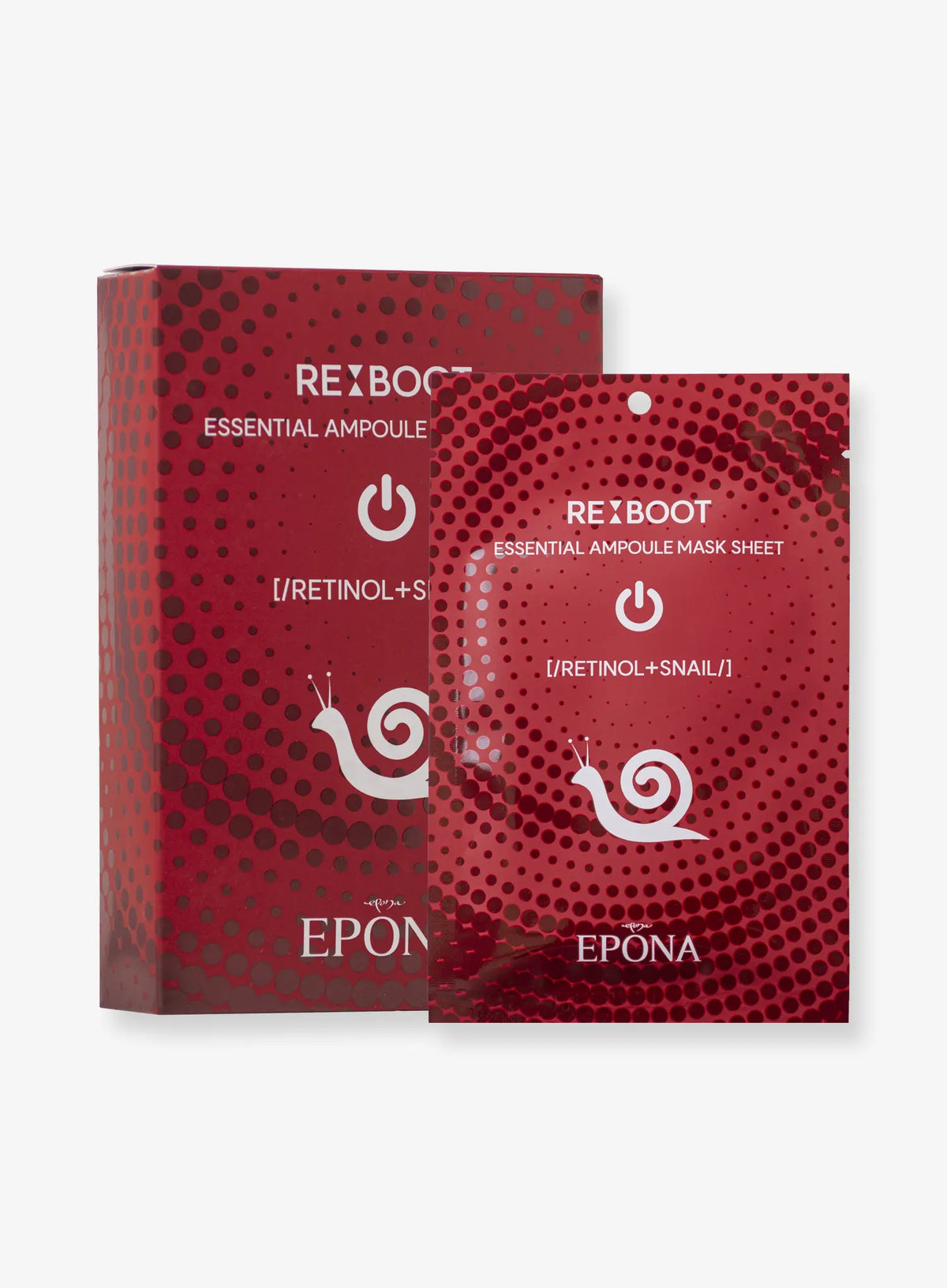 Reboot Essential Ampoule Mask Sheet Set - Retinol Plus Snail (23ml*10ea)