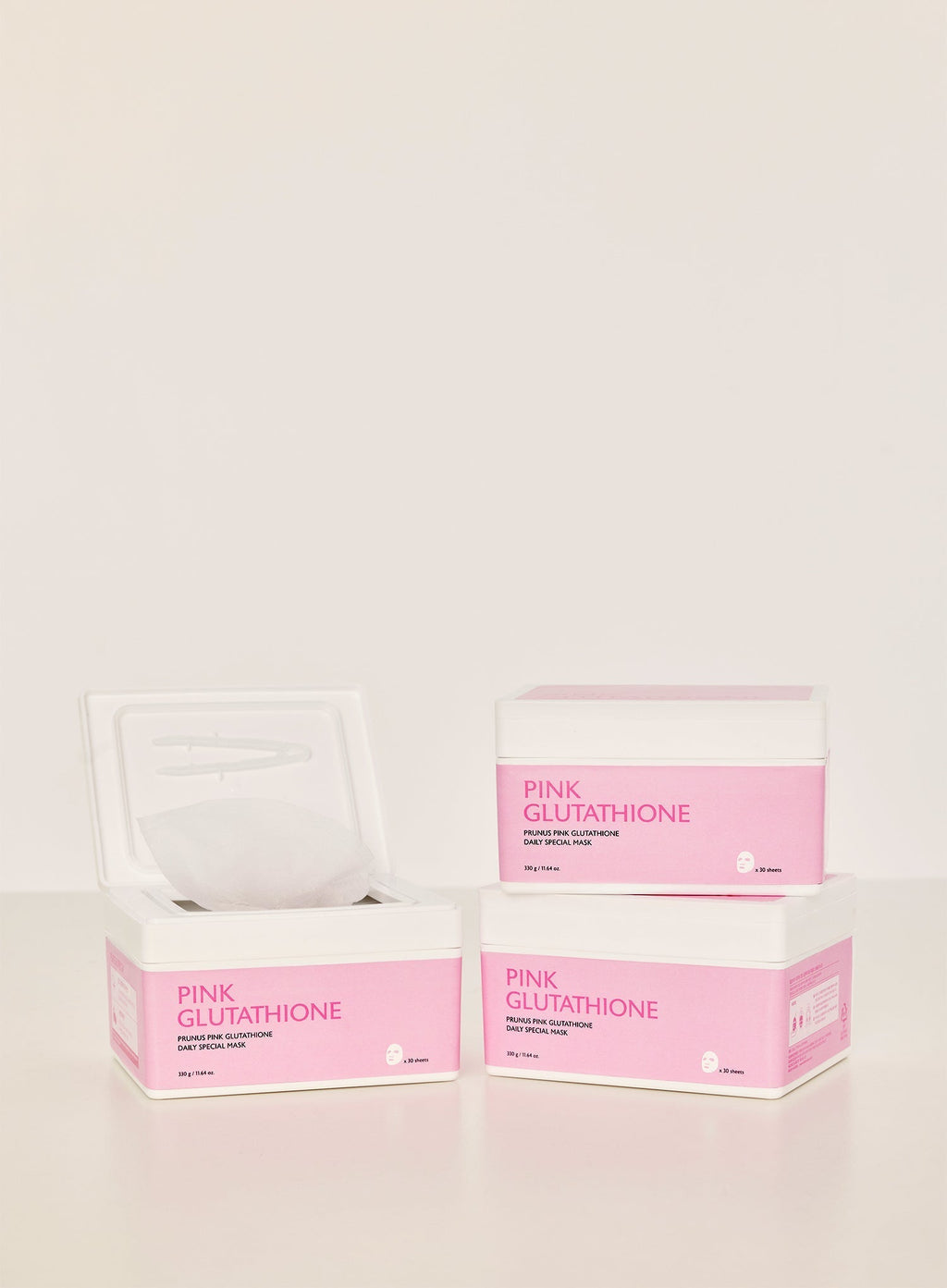 Prunus Pink Glutathione Daily Brightening Mask (30pcs)