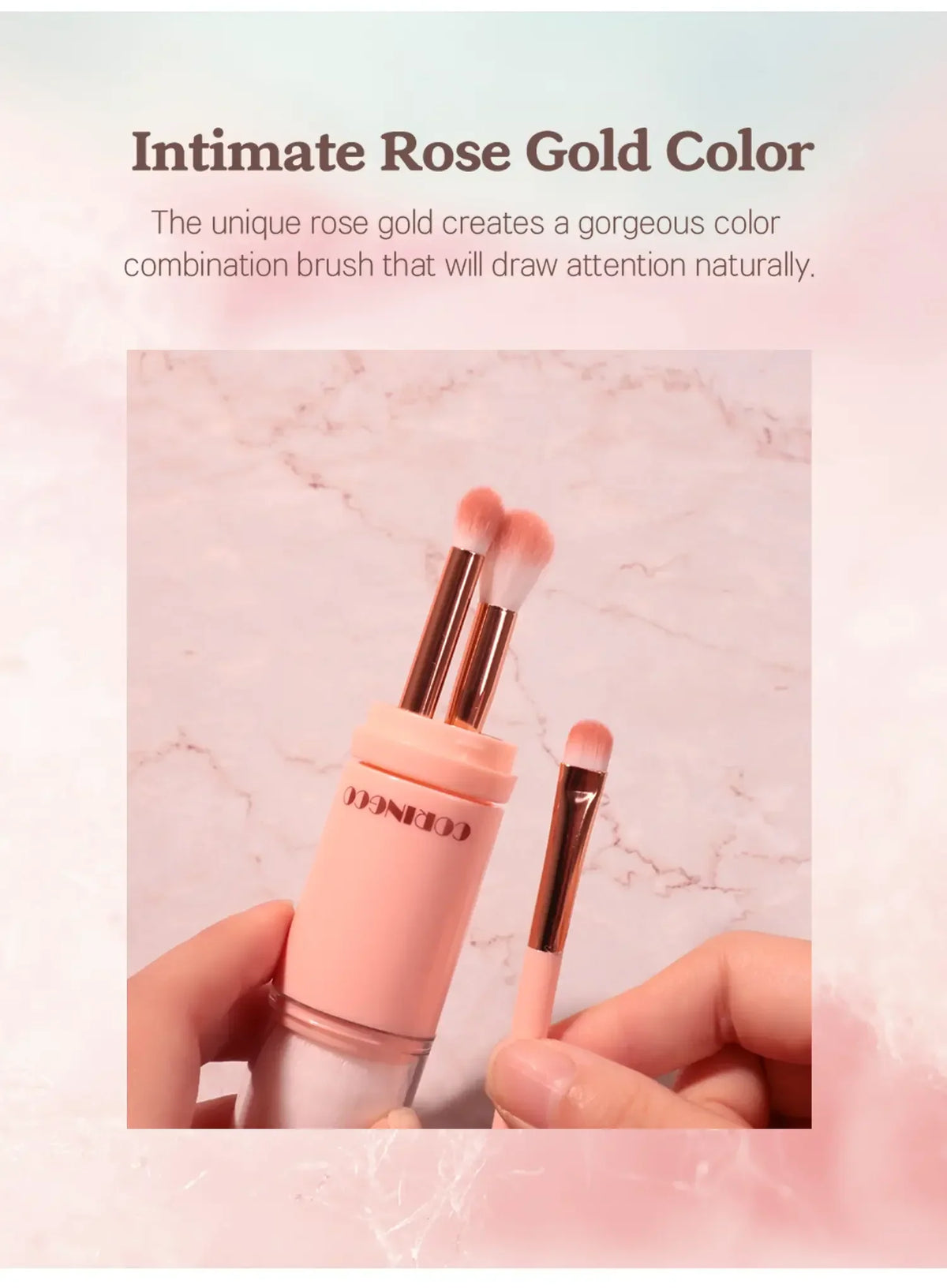 Cotton Candy Capsule Brush Set 4pcs (80g)