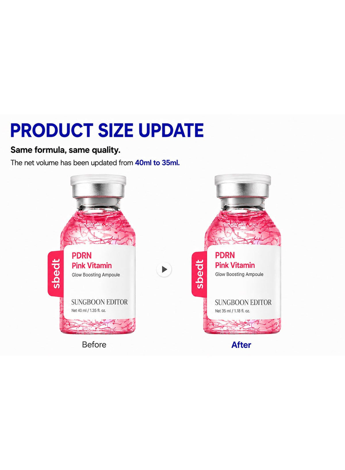 PDRN Pink Vitamin Glow Boosting Ampoule (35ml)