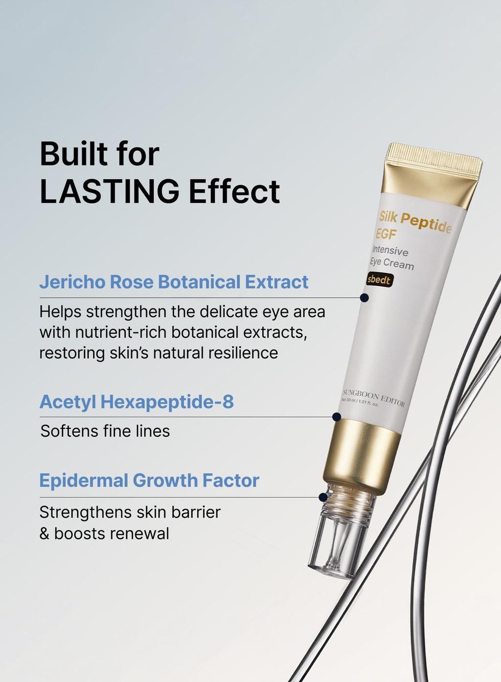 Silk Peptide EGF Intensive Eye Cream (30ml)