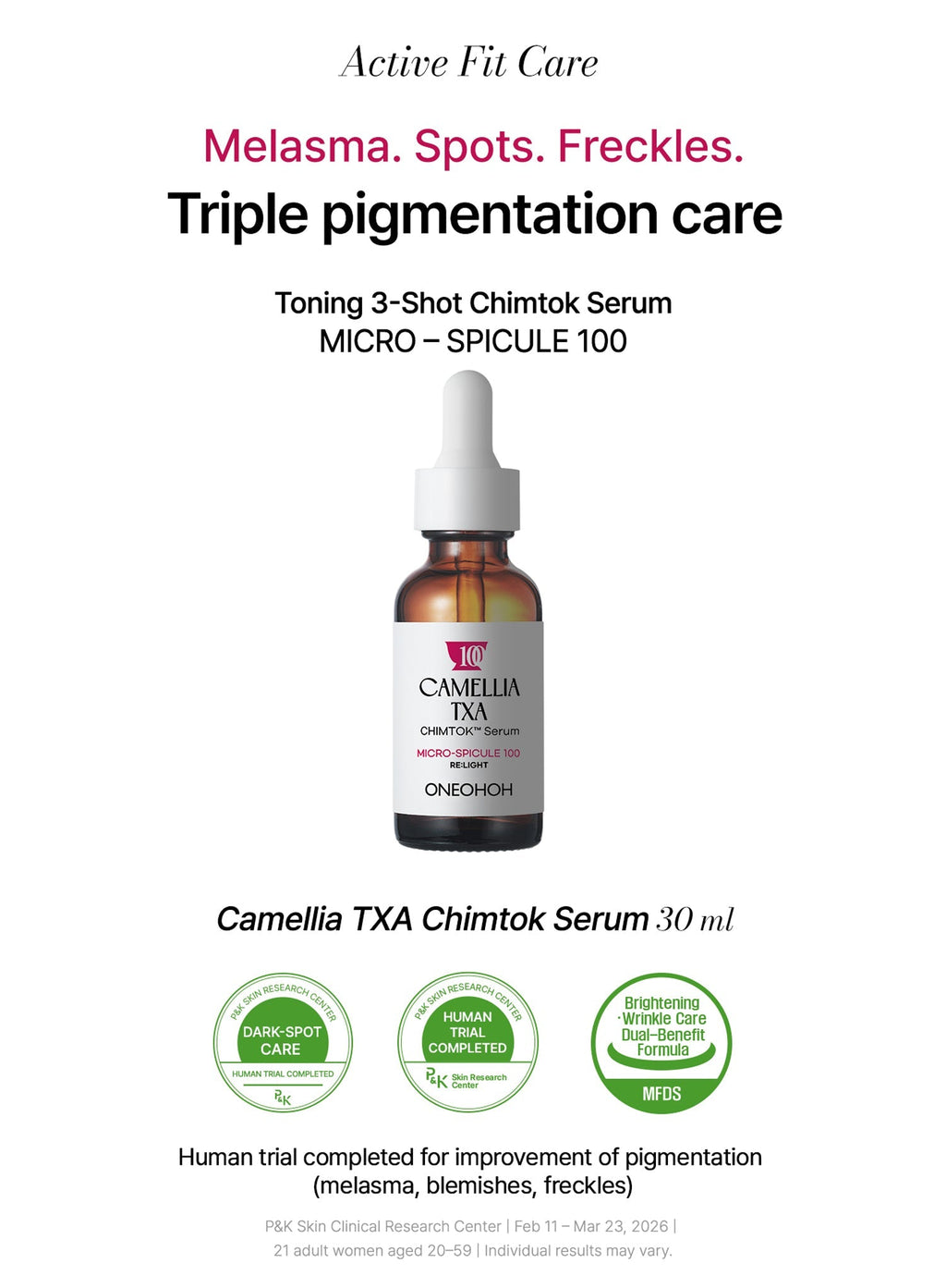 Camellia TXA Chimtok™ Serum (30ml)