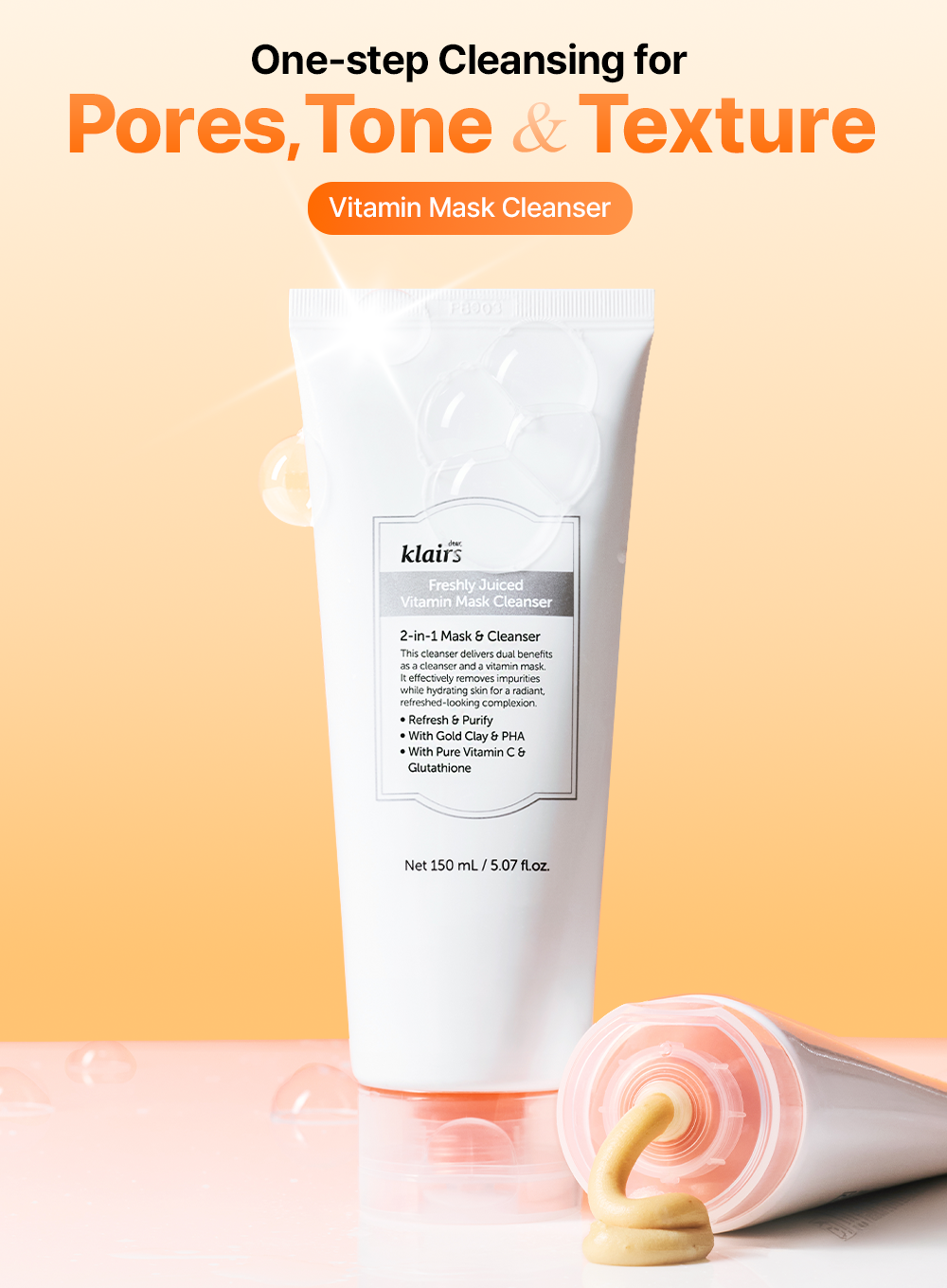 Freshly Juiced Vitamin Mask Cleanser (150ml)