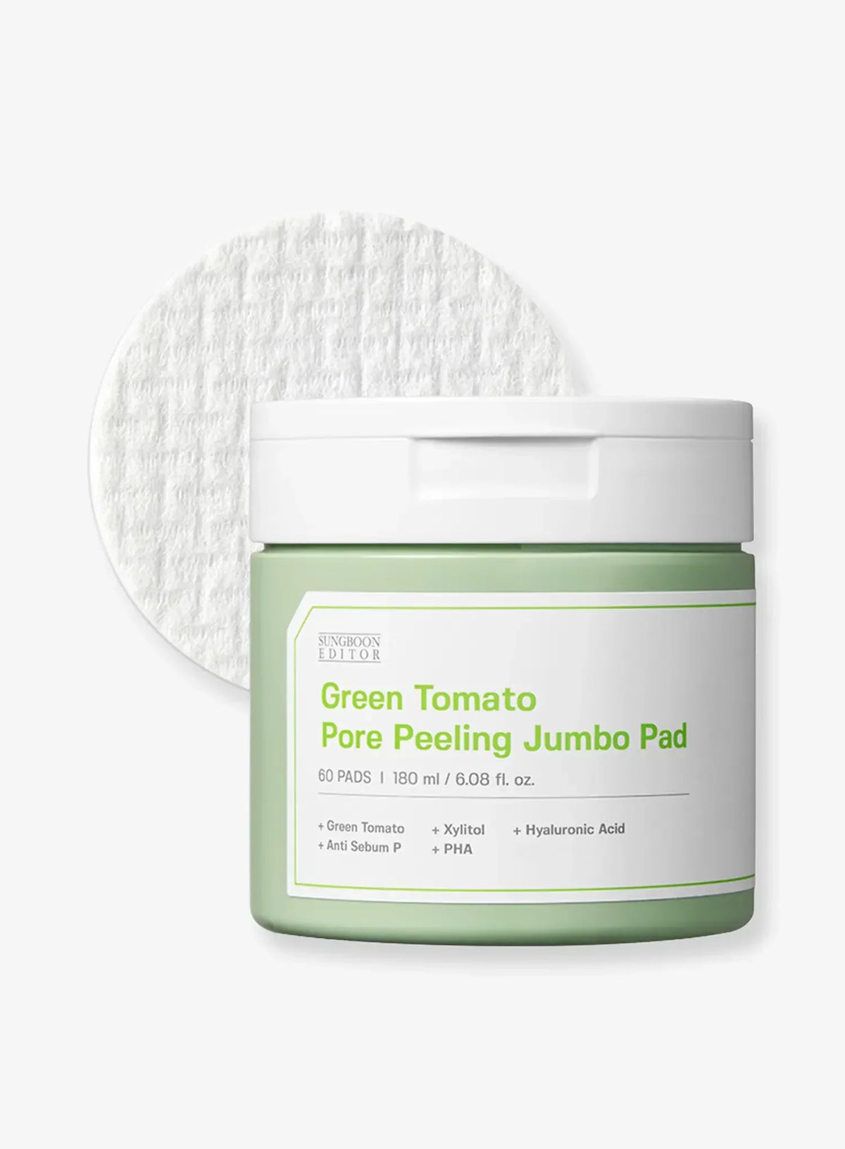 Green Tomato Pore Peeling Jumbo Pad (180ml)