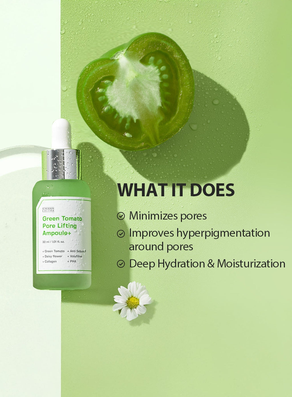 Green Tomato Pore Lifting Ampoule+ (30ml)