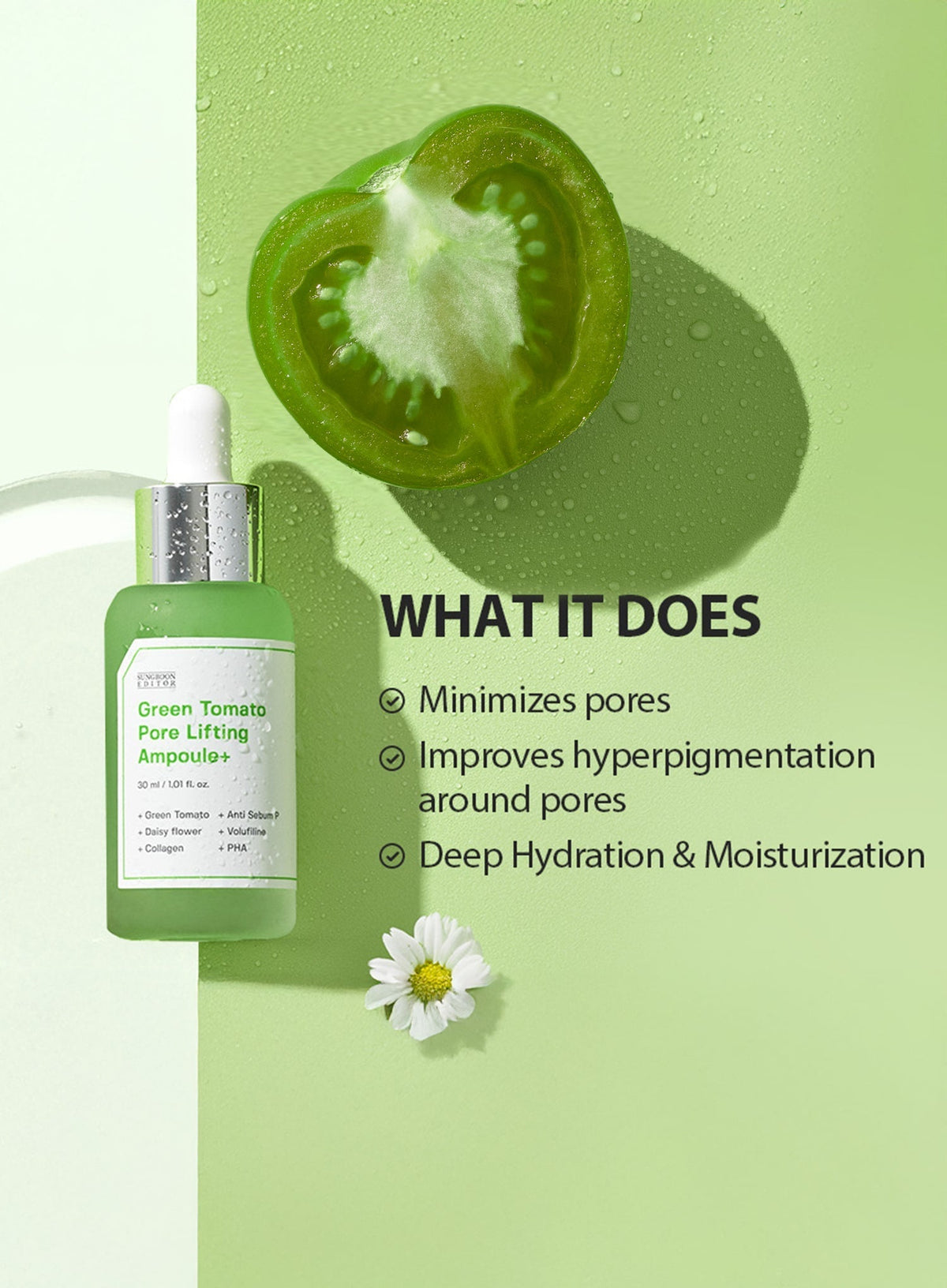 Green Tomato Pore Lifting Ampoule+ (30ml)