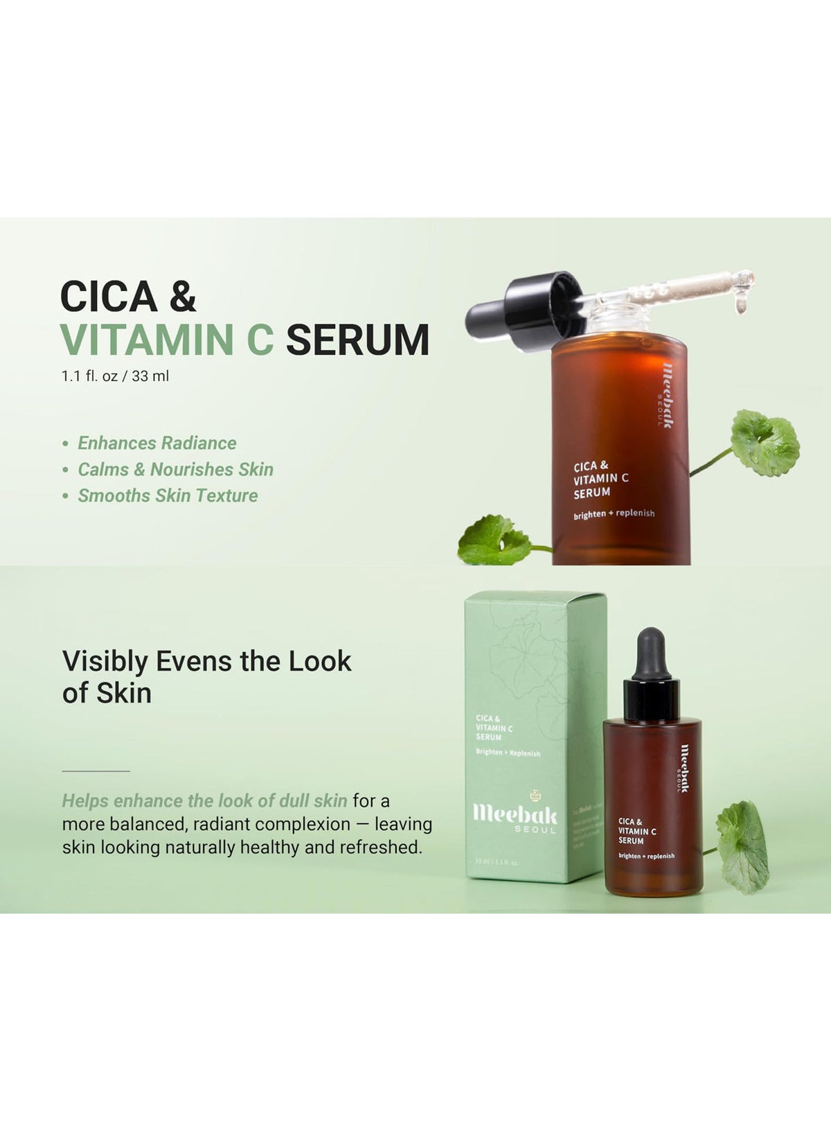 Cica & Vitamin C Serum (33ml)