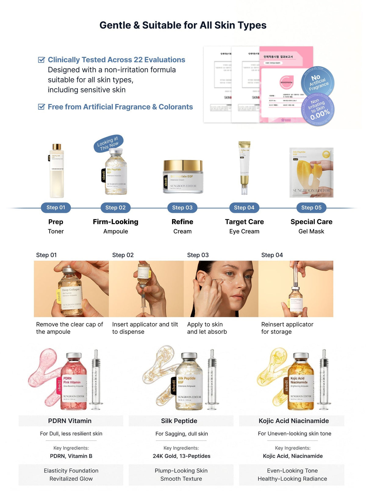 Silk Peptide EGF Intensive Ampoule (35ml)