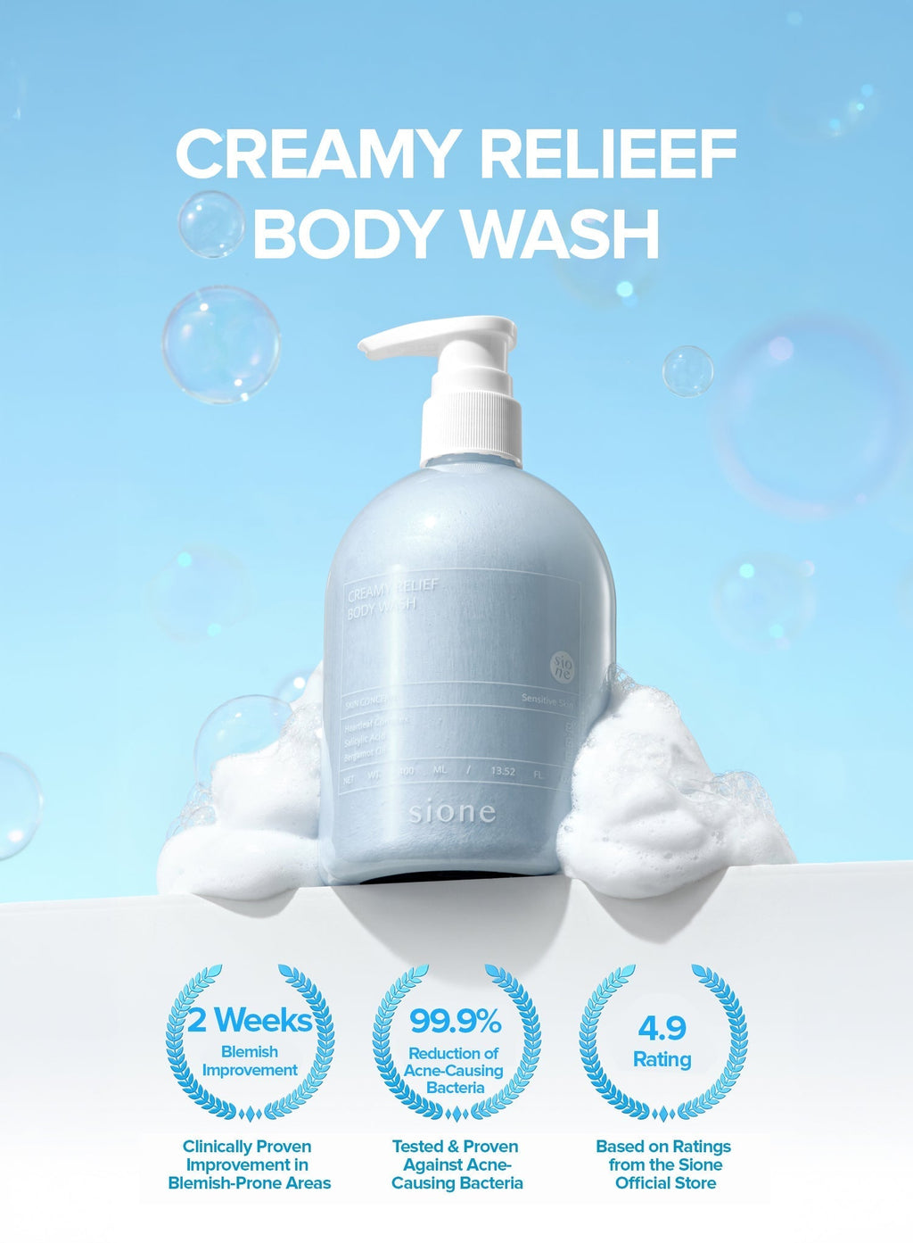 Creamy Relief Body Wash (400ml)