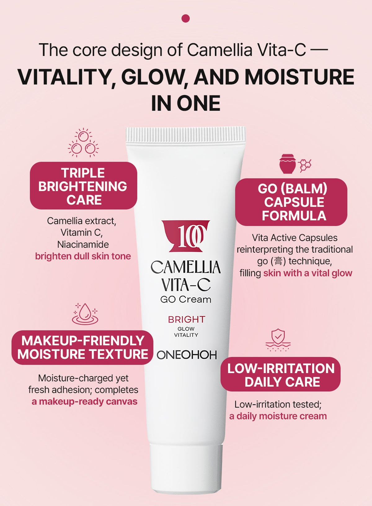Camellia Vita-C Go Cream (50ml)
