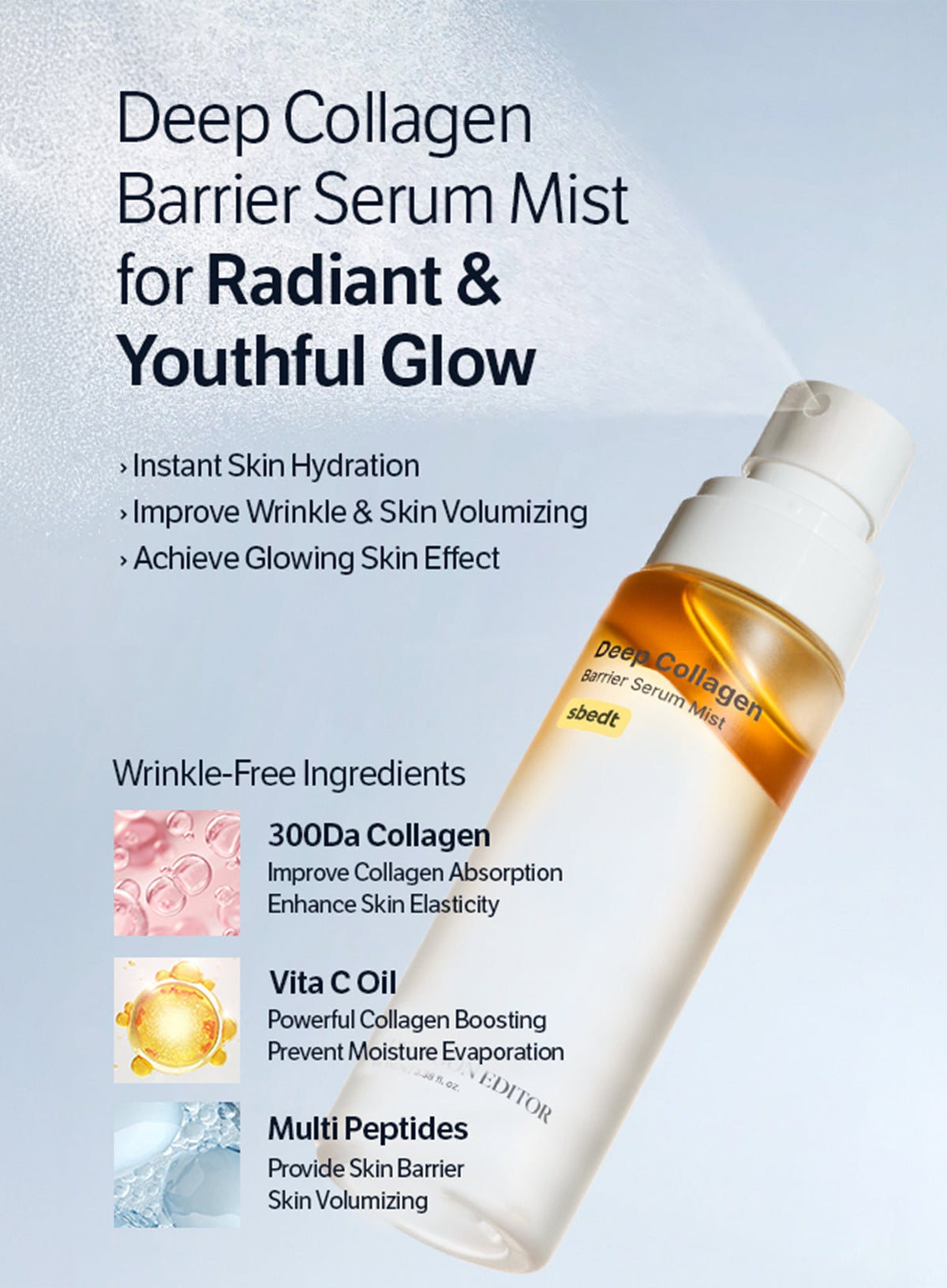 Deep Collagen Barrier Serum Mist Duo Set (100ml*2ea)