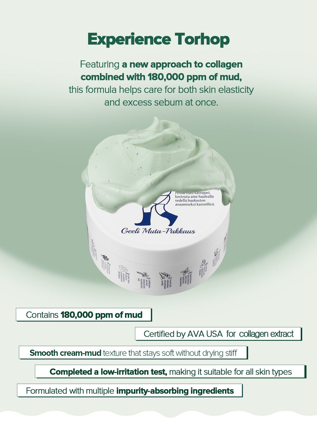 Loyly Green-Mud Collagen Mask (150g)