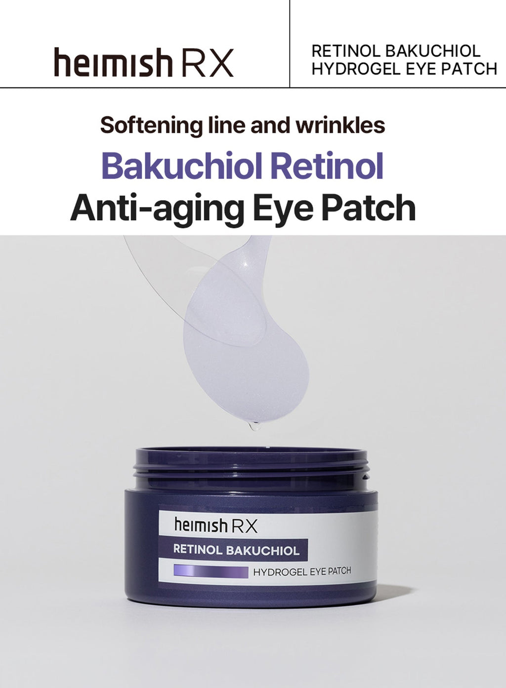 RX Retinol Bakuchiol Hydrogel Eye Patch (60ea)