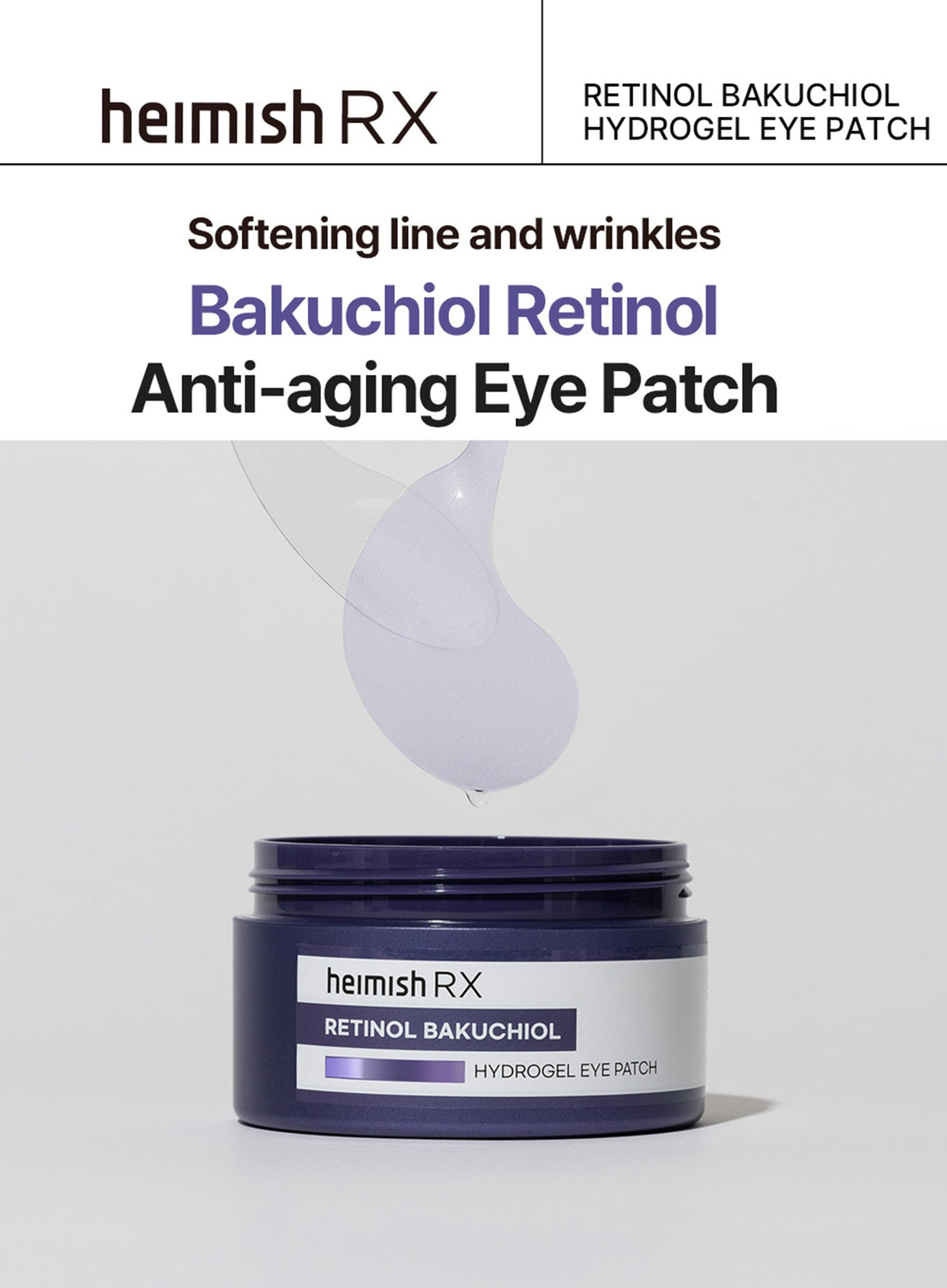 RX Retinol Bakuchiol Hydrogel Eye Patch (60ea)