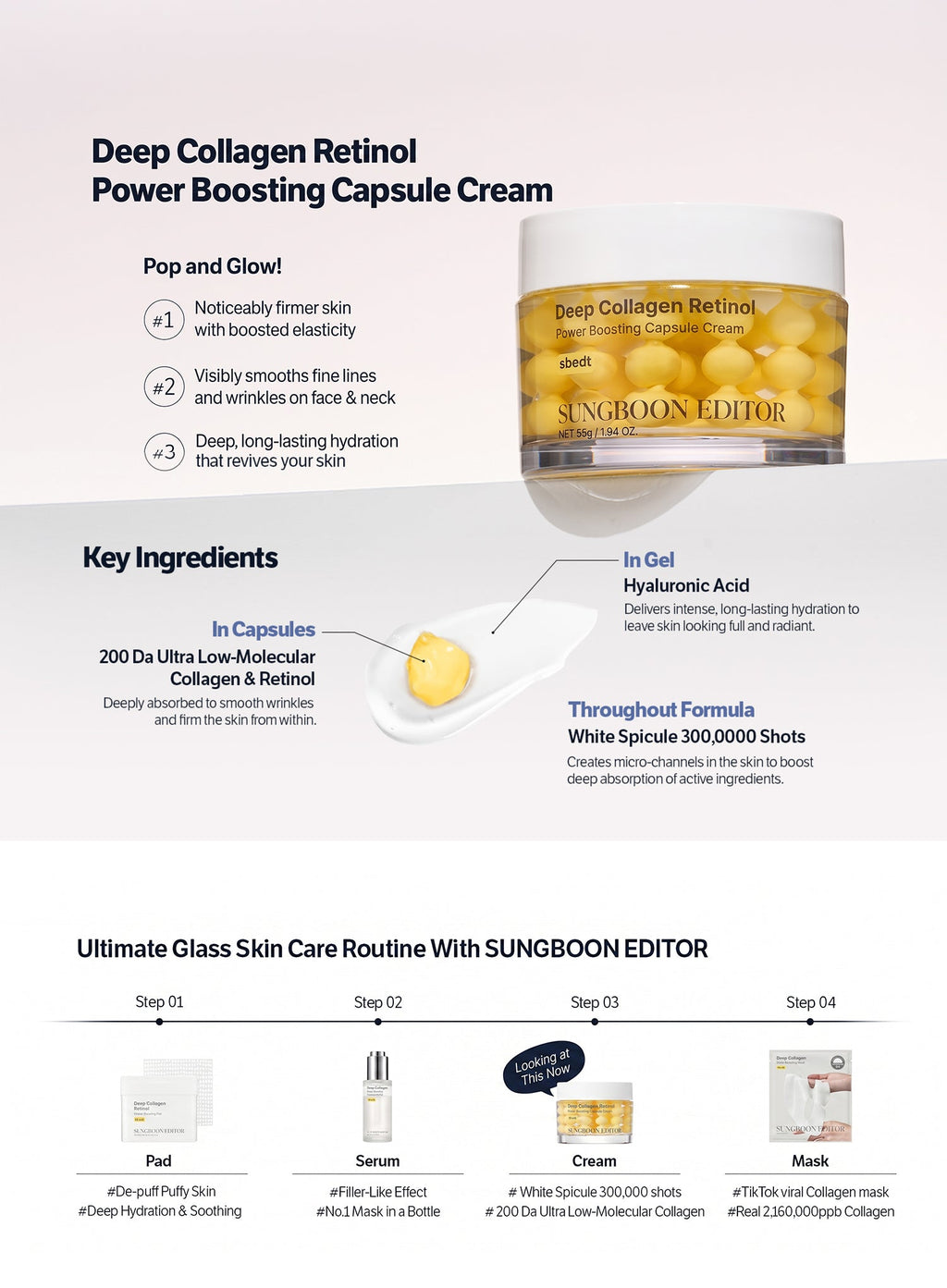 Deep Collagen Retinol Power Boosting Capsule Cream (55g)