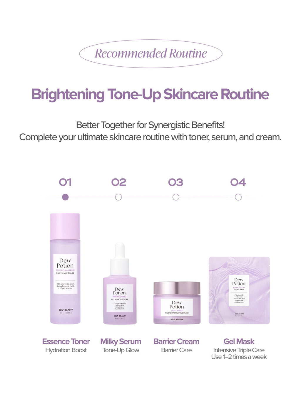 Dew Potion 3-Layering Fig Essence Toner (100ml)