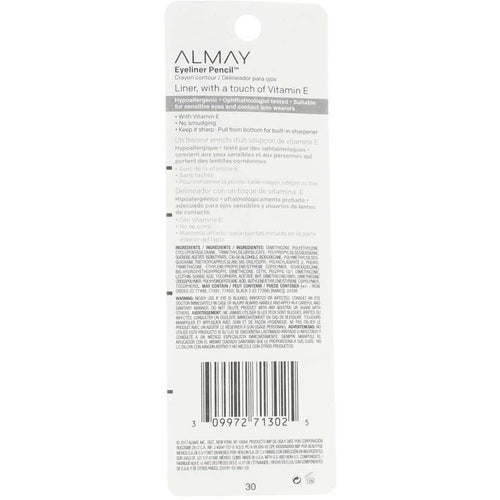 ALMAY Eyeliner Pencil, Brown [207], 0.01 oz ( Pack of 5)