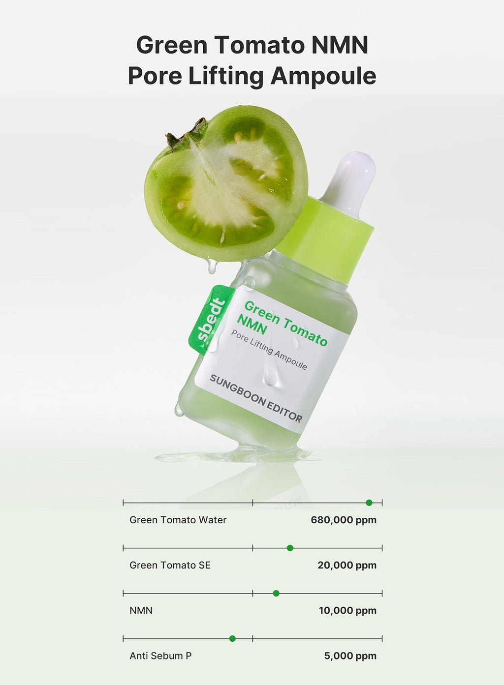 Green Tomato NMN Pore Minimizing Ampoule (40ml)