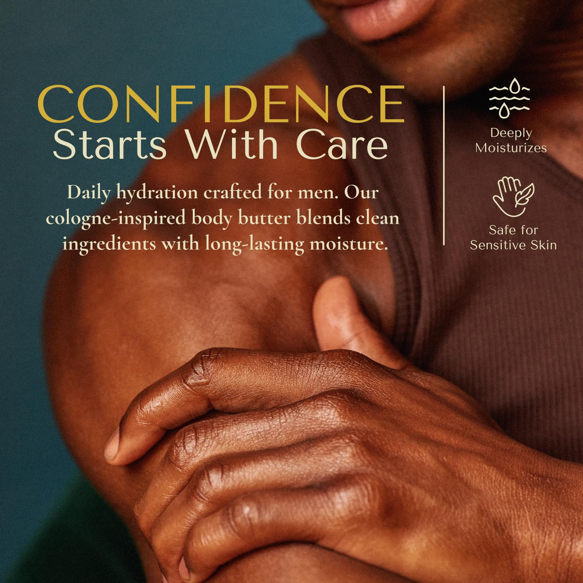 Crowned Skin Body Butter & Body Oil, King Essentials, Warm & Alluring