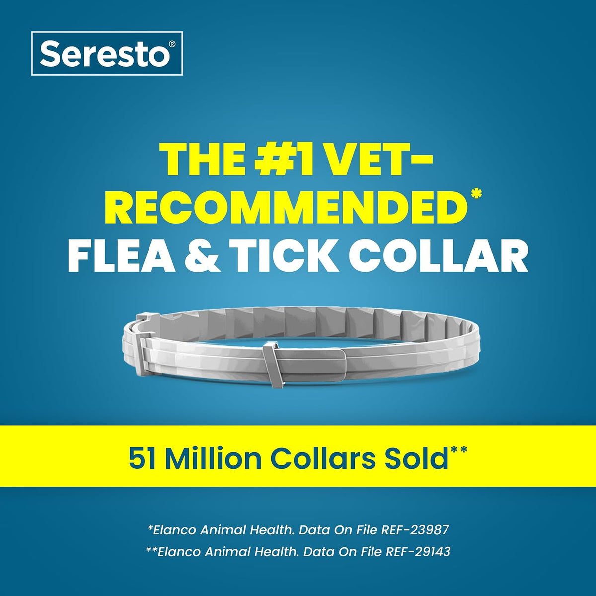 Seresto 8-Month Flea & Tick Collar for Large Dogs Over 18 lbs., 1ct