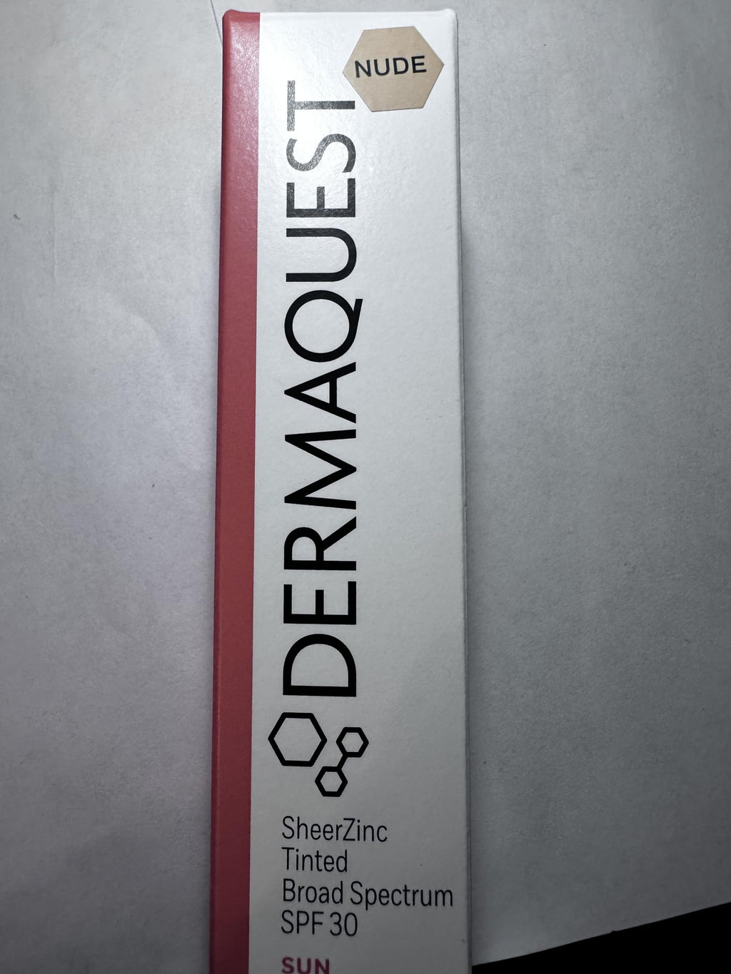DermaQ SheerZinc Tinted SPF30 2oz/56.7g color: NUDE