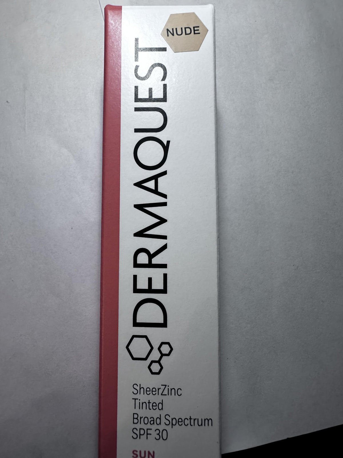 DermaQ SheerZinc Tinted SPF30 2oz/56.7g color: NUDE