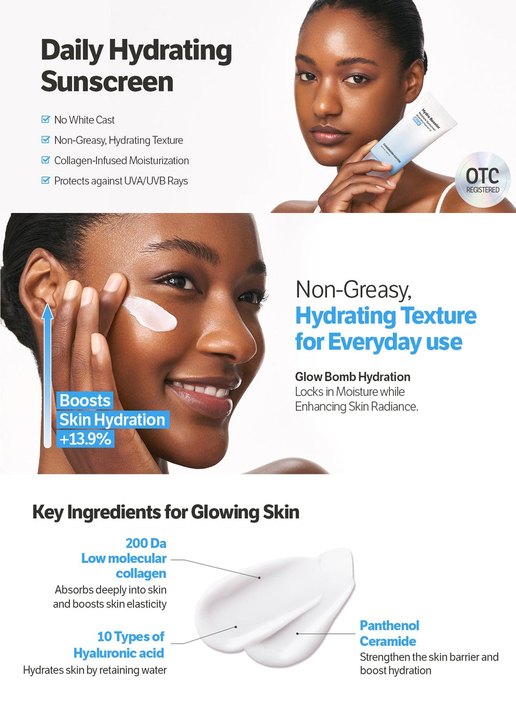 Hydro Booster Moisture Sunscreen (SPF30) (50ml)