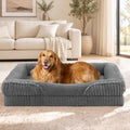 EHEYCIGA Orthopedic XL Dog Bed 42x30 Inch, Memory Foam Dog Couch, Grey