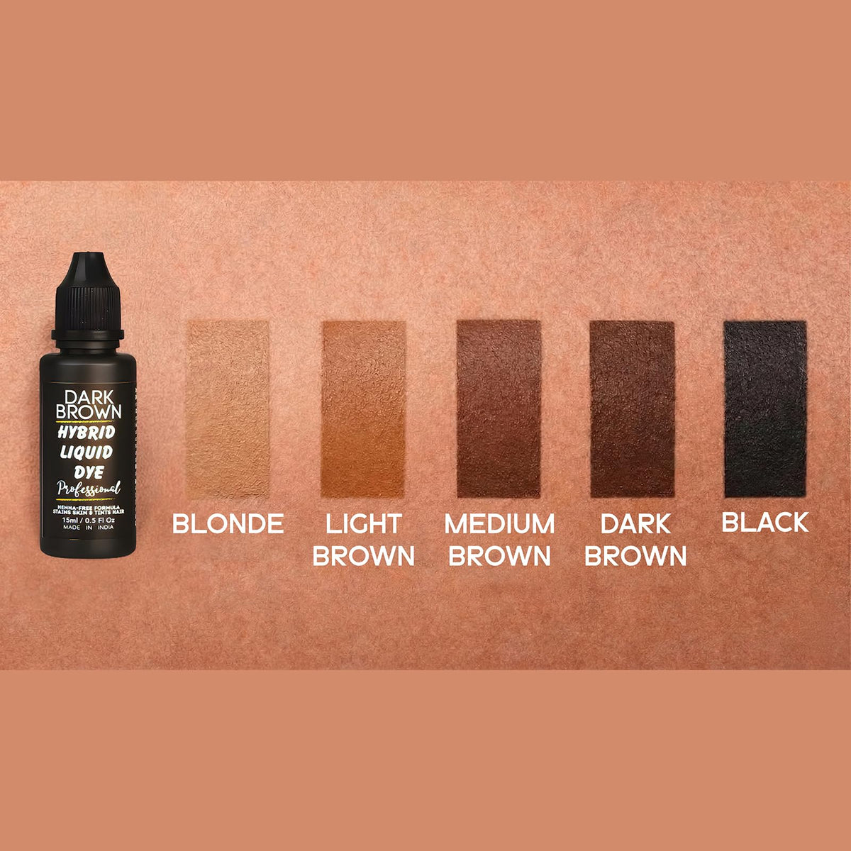 AuraKnit Professional Eyebrow Kit, Hybrid Liquid Brow Kit, Black and Brown with Brow Brush