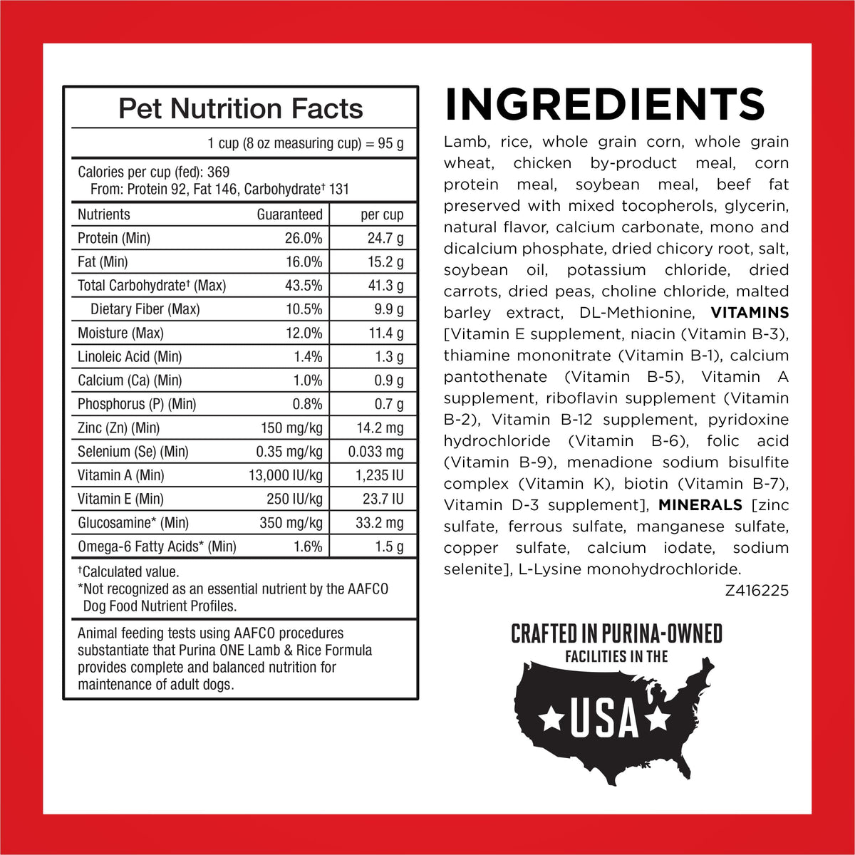 Purina ONE Chicken and Rice Formula Natural Dog Food