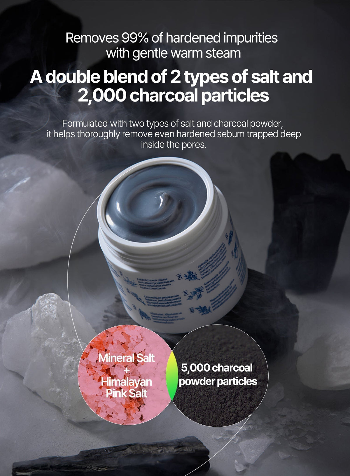Kaamos Black Salt Warm Steam Cleansing Balm (100g)