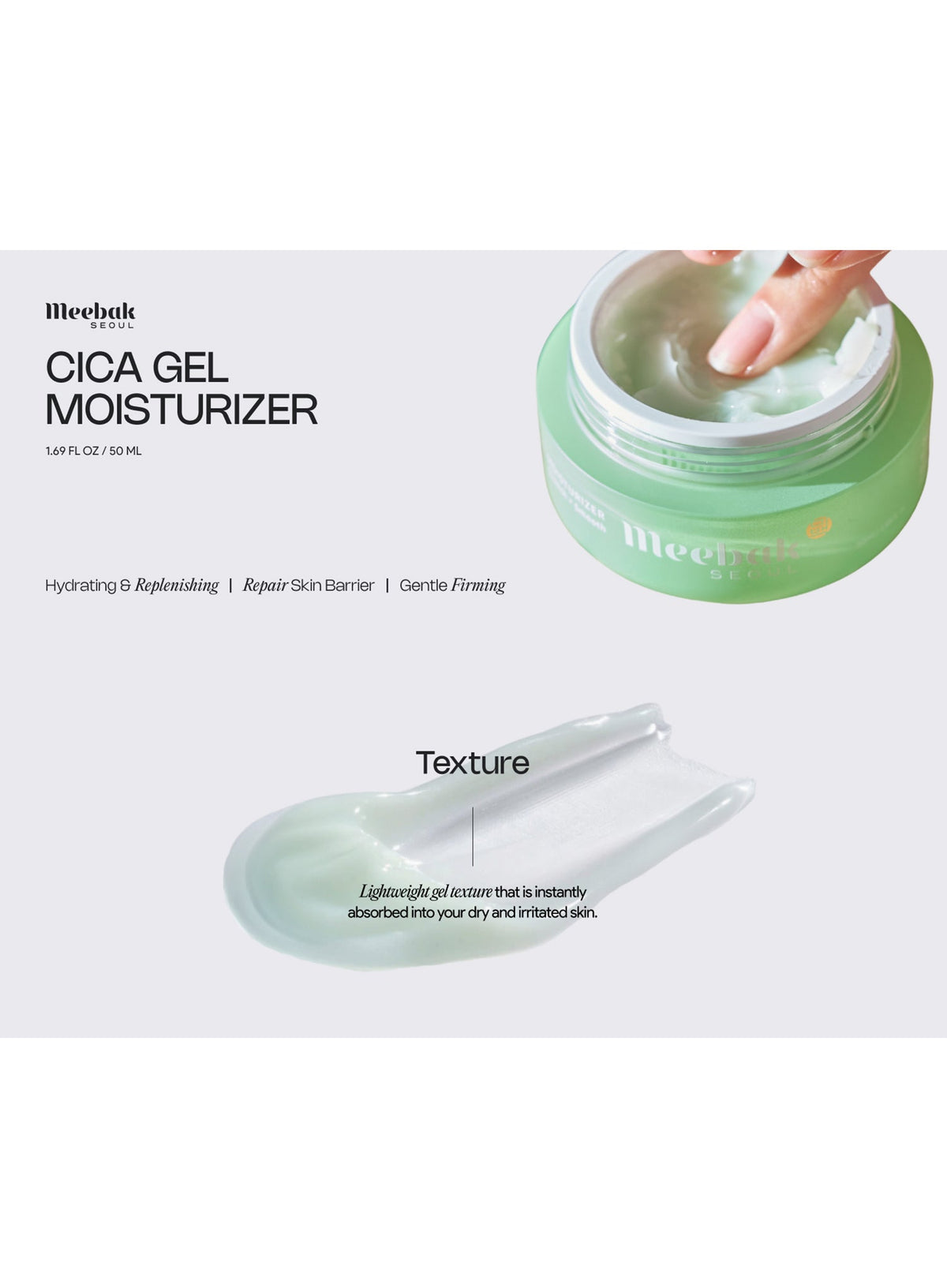 Cica Gel Moisturizer Duo Set (50ml*2ea)