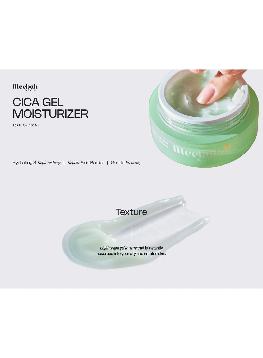 Cica Gel Moisturizer Trio Set (50ml*3ea)
