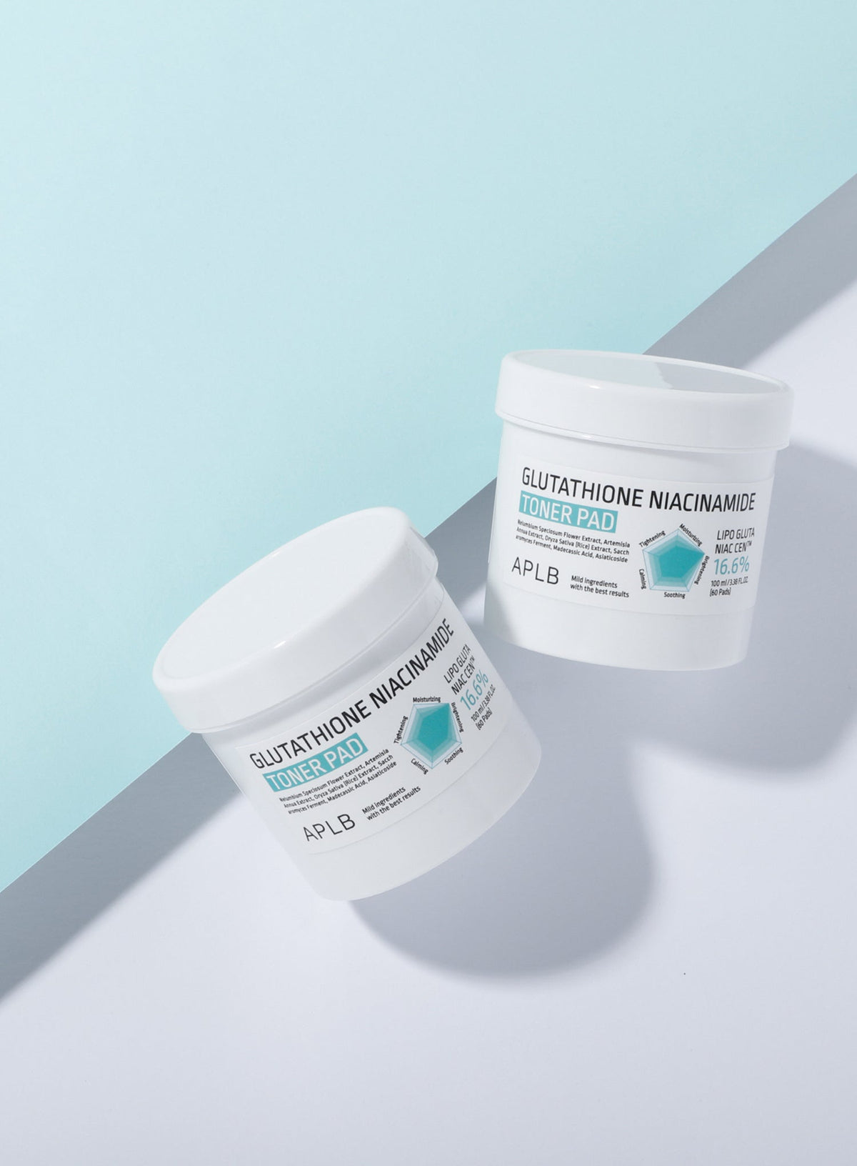 Glutathione Niacinamide Toner Pad Duo Set (60ea*2ea)