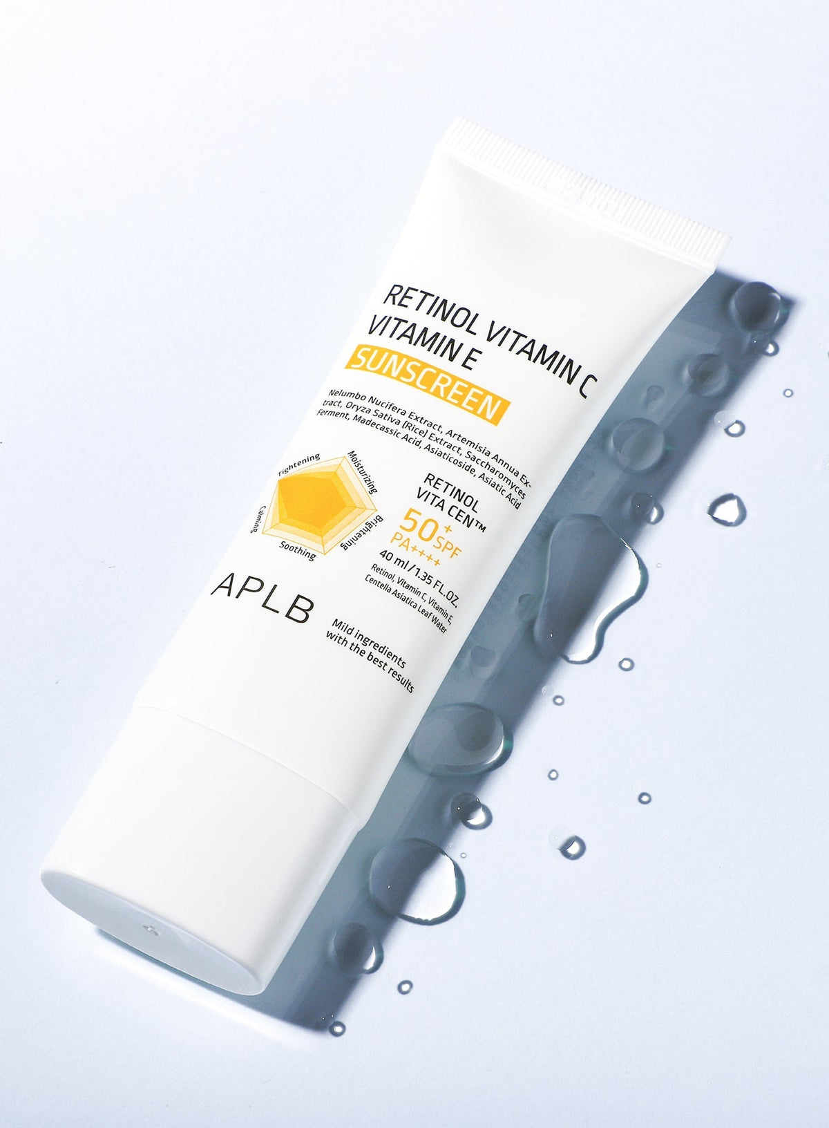 Retinol Vitamin C Vitamin E Sunscreen (SPF50+ PA++++) Duo Set (40ml*2ea)