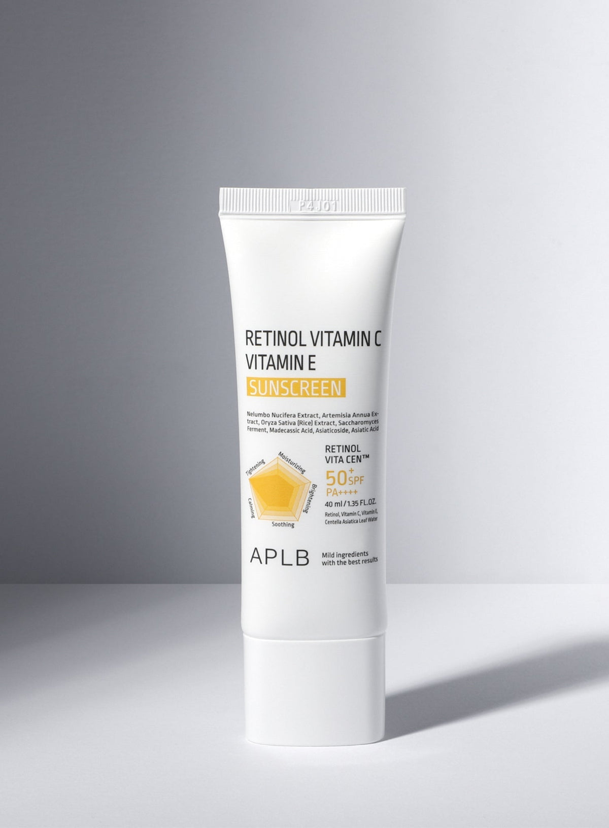 Retinol Vitamin C Vitamin E Sunscreen (SPF50+ PA++++) Duo Set (40ml*2ea)