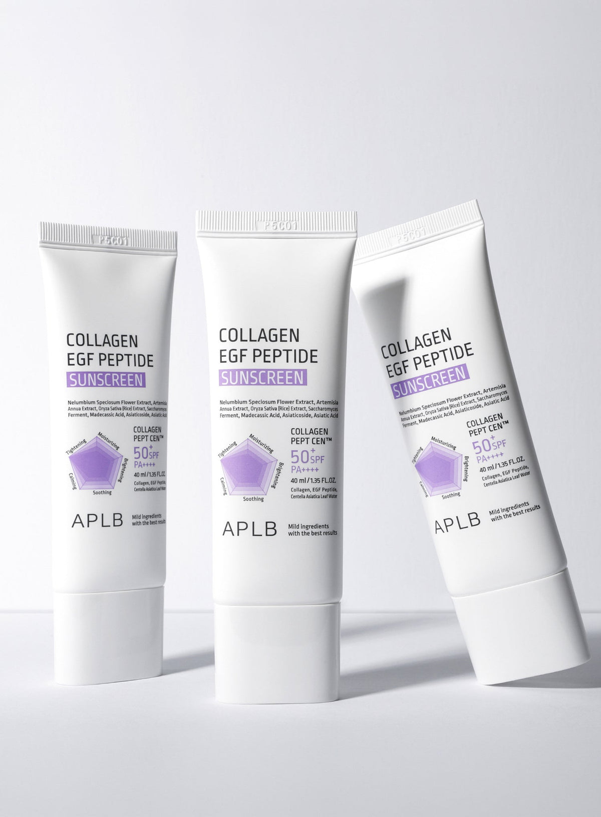 Collagen Egf Peptide Sunscreen SPF50+ PA++++ Duo Set (40ml*2ea)