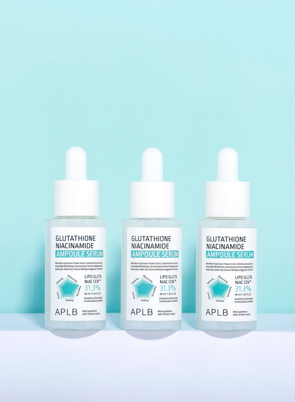 Glutathione Niacinamide Ampoule Serum Duo Set (40ml*2ea)