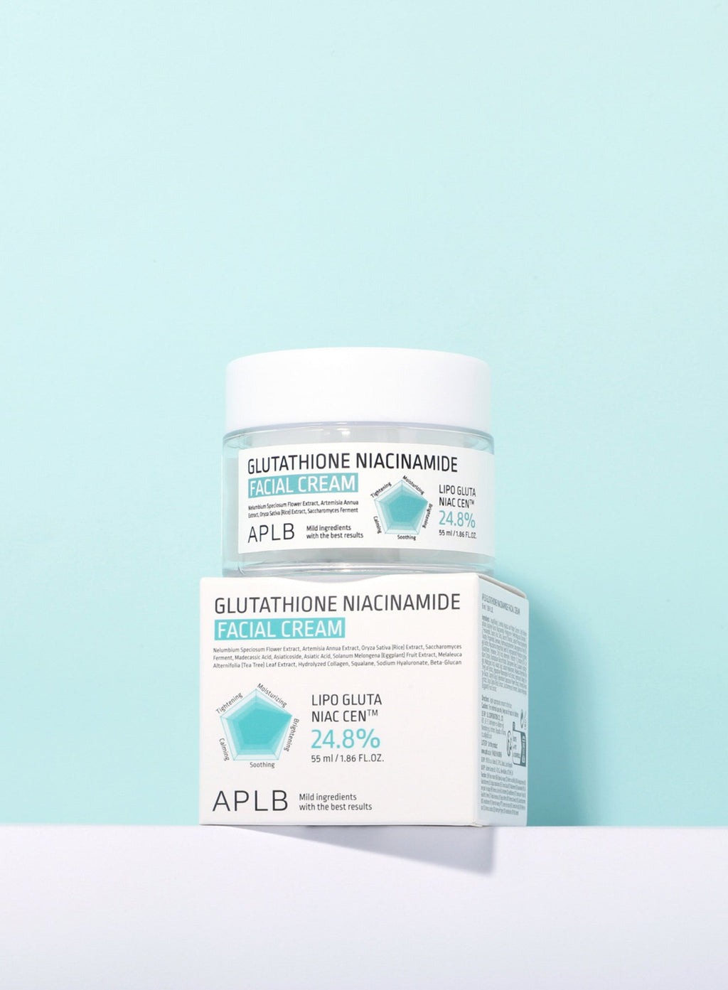 Glutathione Niacinamide Facial Cream Trio Set (55ml*3ea)