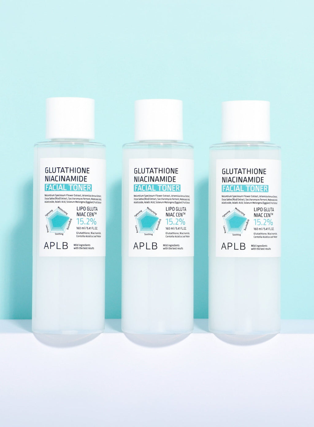 Glutathione Niacinamide Facial Toner Duo Set (160ml*2ea)