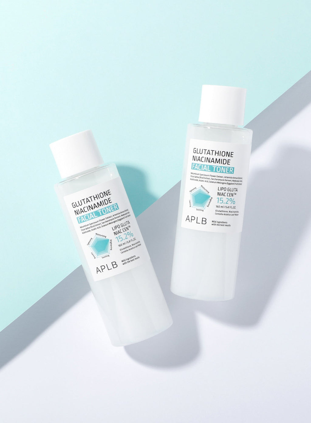 Glutathione Niacinamide Facial Toner Duo Set (160ml*2ea)