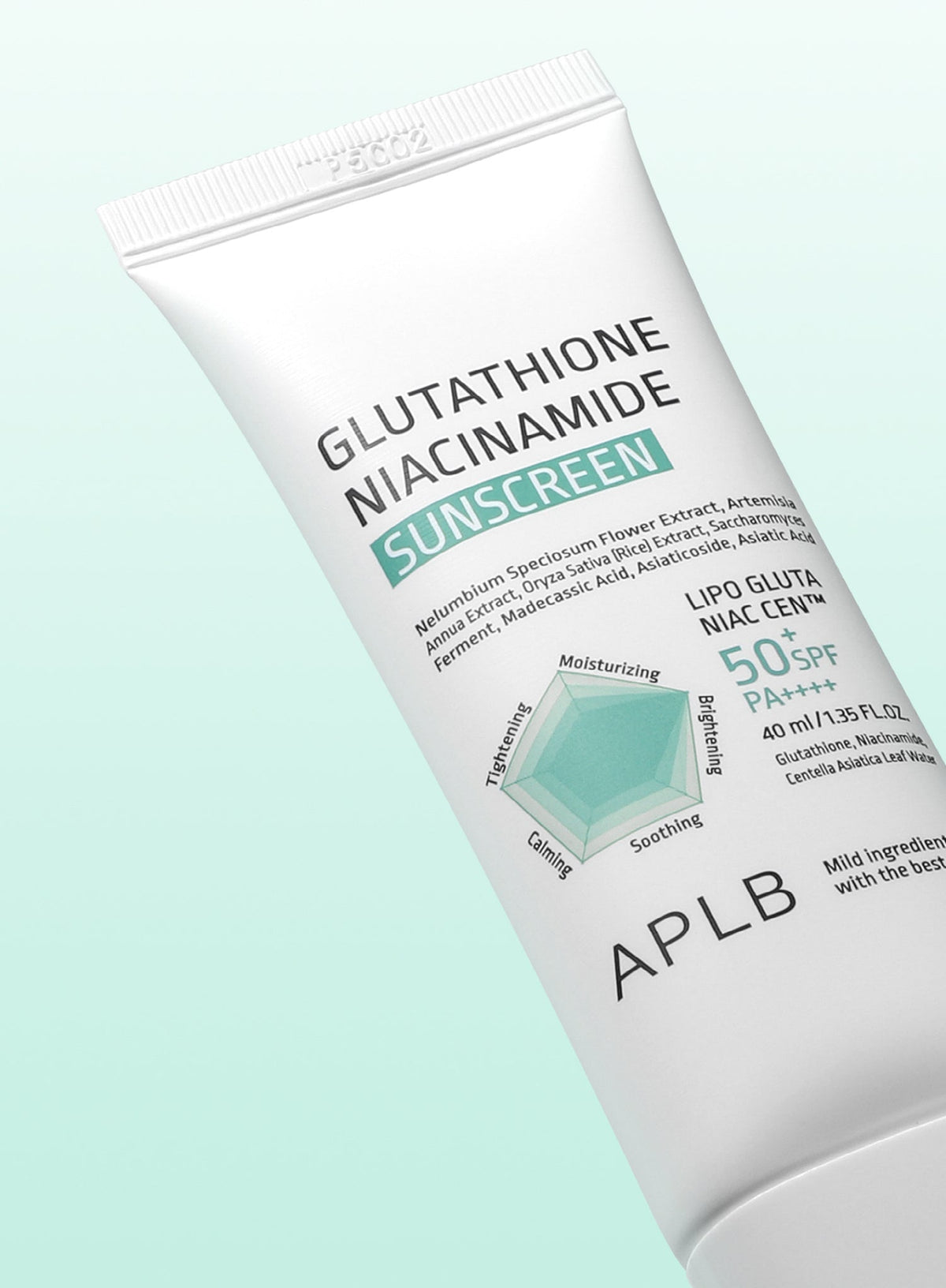 Glutathione Niacinamide Sunscreen (SPF50+ PA++++) Duo Set (40ml*2ea)
