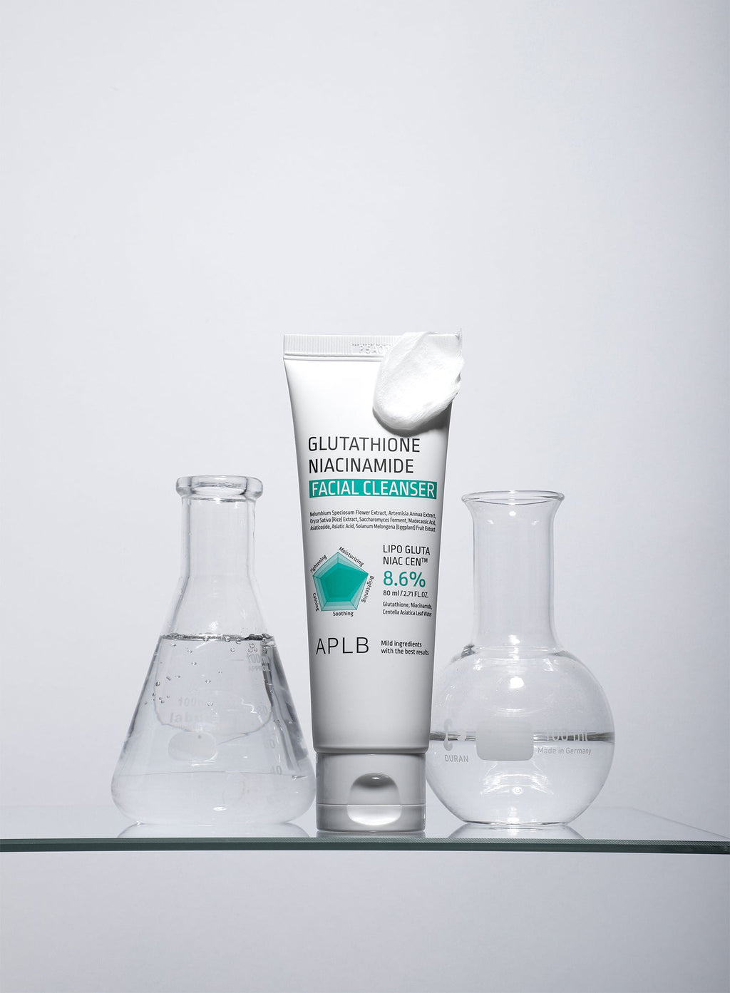 Glutathione Niacinamide Facial Cleanser Duo Set (80ml*2ea)
