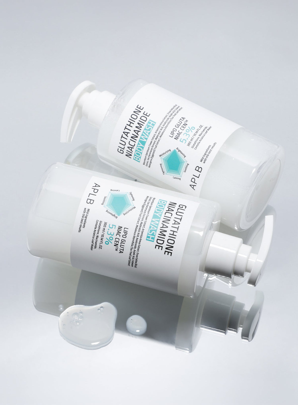 Glutathione Niacinamide Body Wash Trio Set (300ml*3ea)