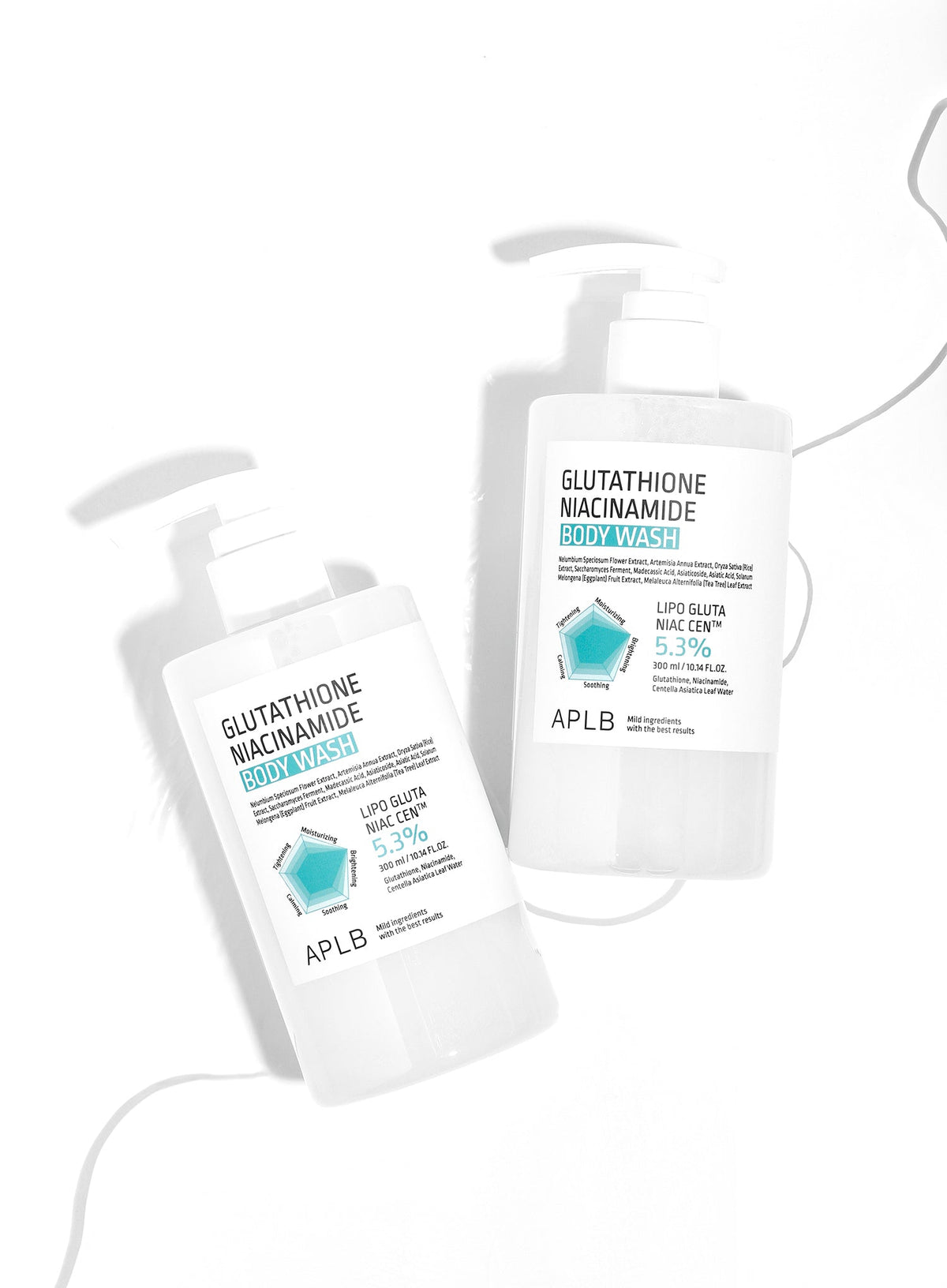 Glutathione Niacinamide Body Wash Duo Set (300ml*2ea)