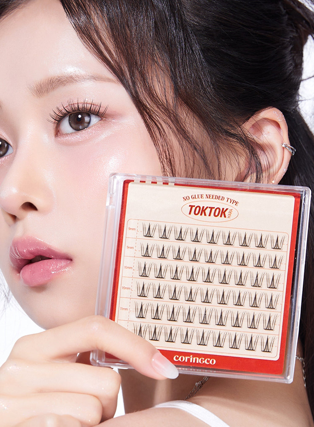 TOKTOKHARA No Glue Eyelash - Long (36pcs-54pcs)