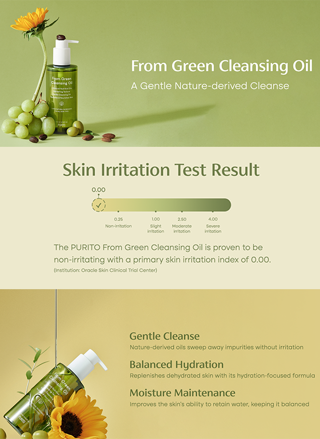 From Green Cleansing Oil (Set) (400ml)
